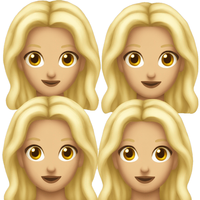 Britney Spears 2016 Emoji, blonde hair  emoji