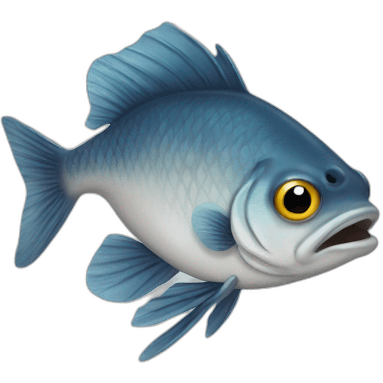 Blind fish emoji