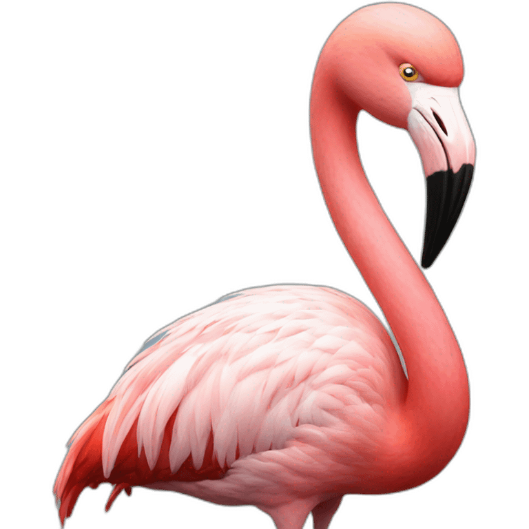 angry flamingo emoji