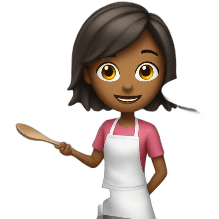 Girl cooking emoji