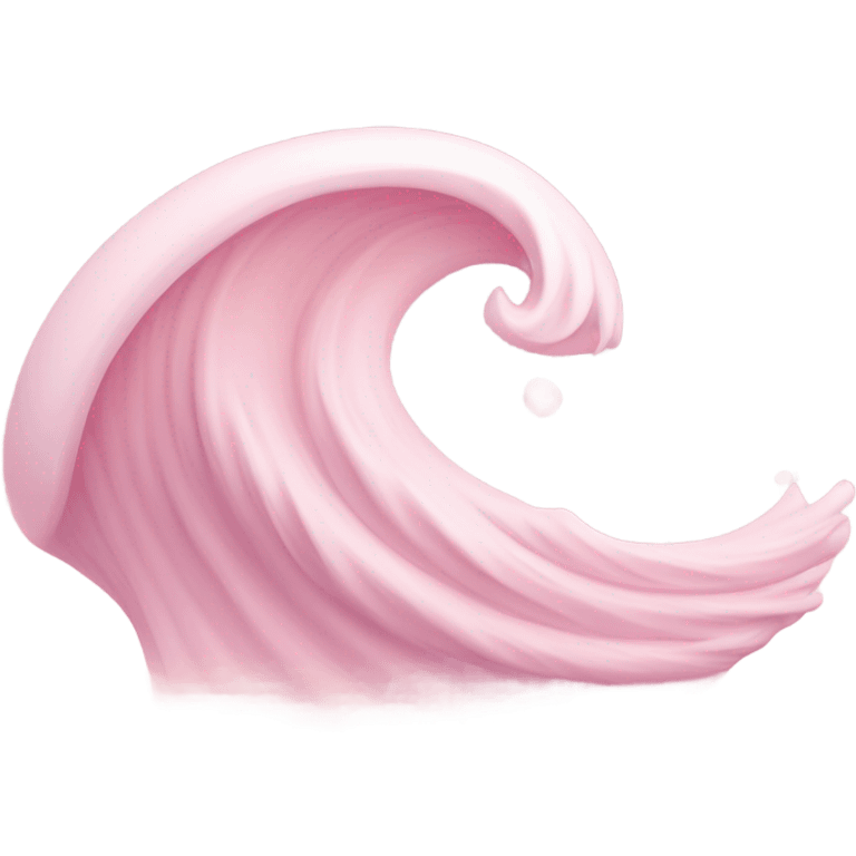 pink wave emoji