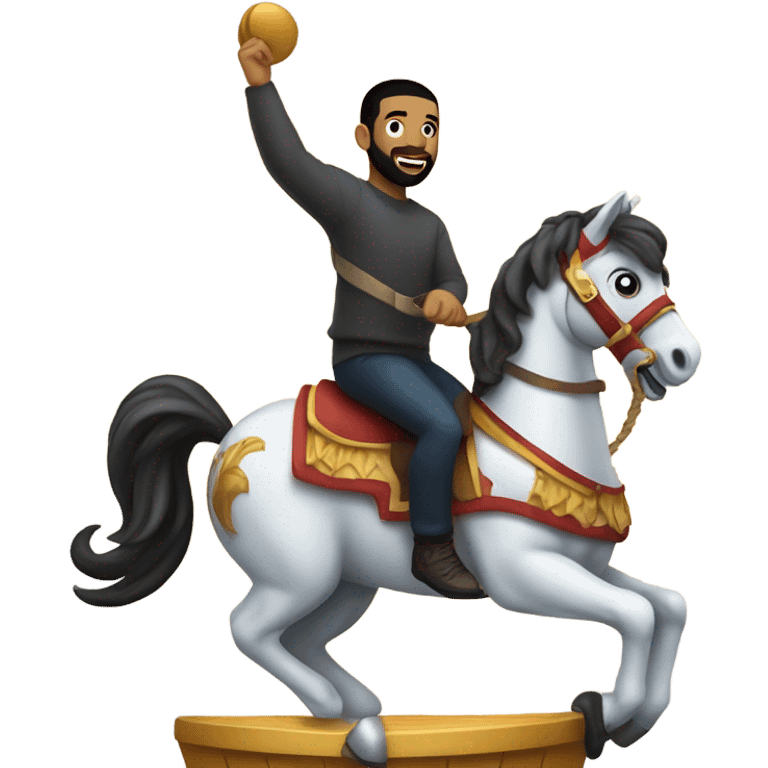 Drake on carousel emoji