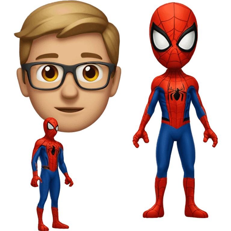 jan paweł 2 jako spider man emoji