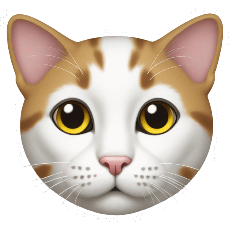 Cat white emoji