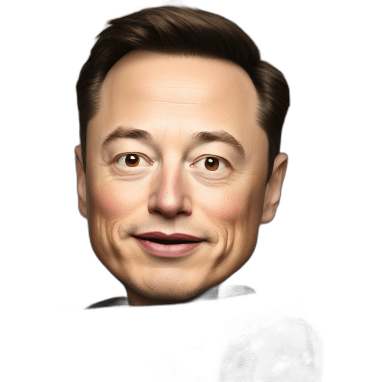 Elon Musk holds the money  emoji