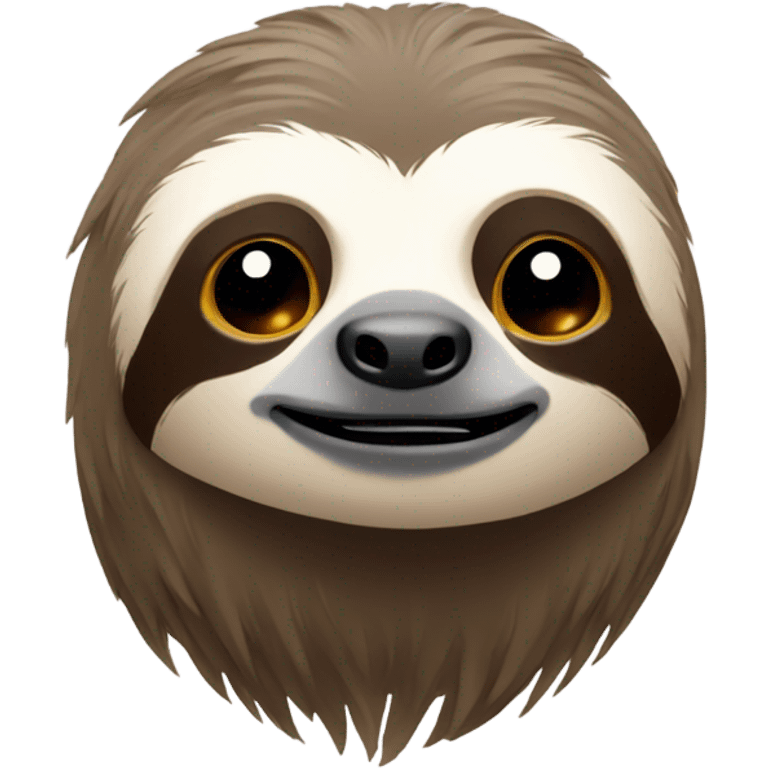 Cool looking sloth emoji