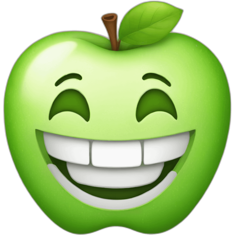 Apple smile emoji