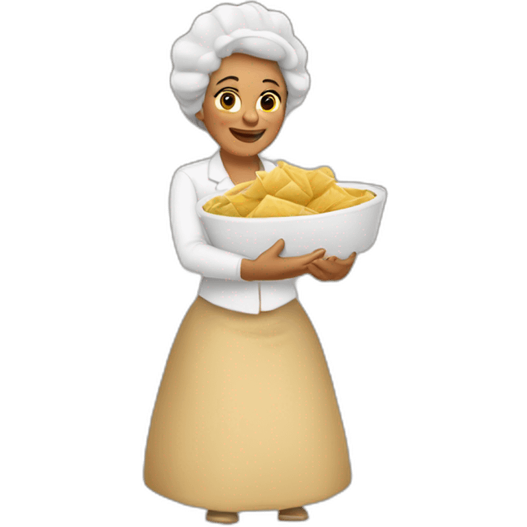 señora que vende tamales emoji