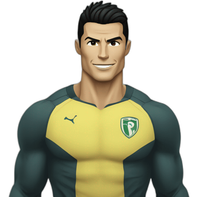 cristiano ronaldo as volwerine from x-men emoji