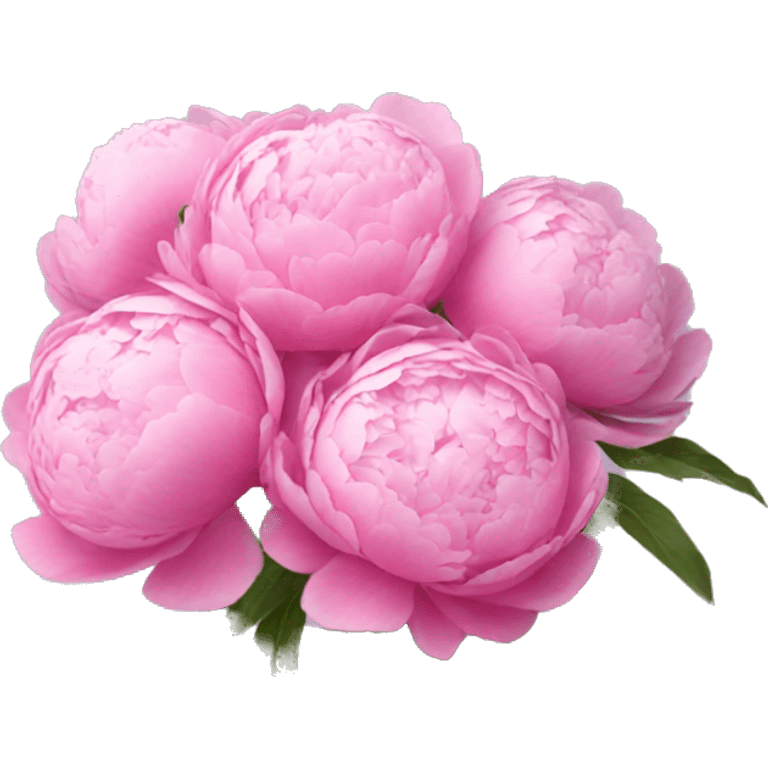 bouquet of peonies emoji