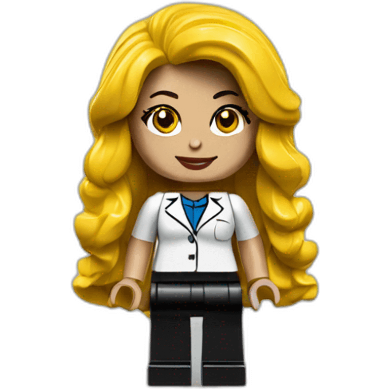 working girl lego emoji