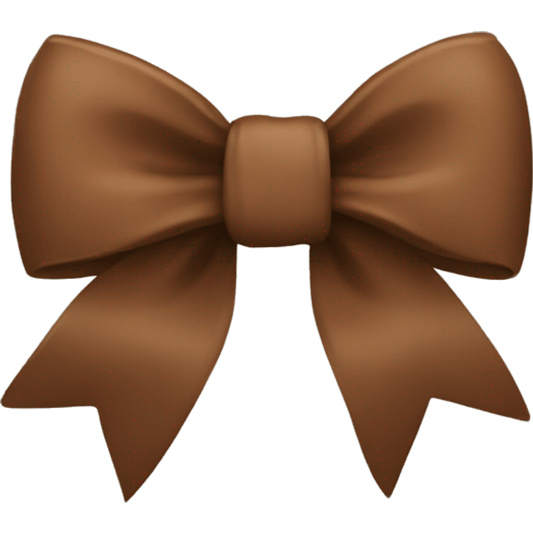 Brown bow emoji