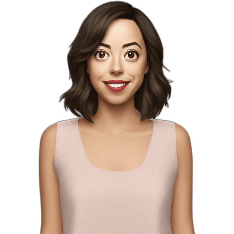 Aubrey plaza emoji