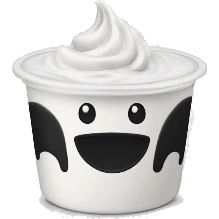 Oreo brand yogurt emoji