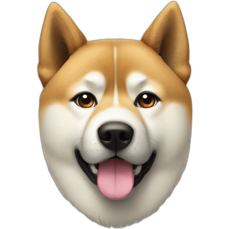 akita inu de face emoji