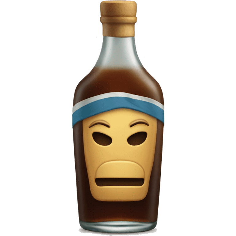 Rum bottle emoji