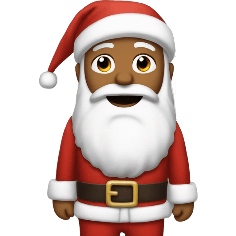 Santa clause lost list emoji