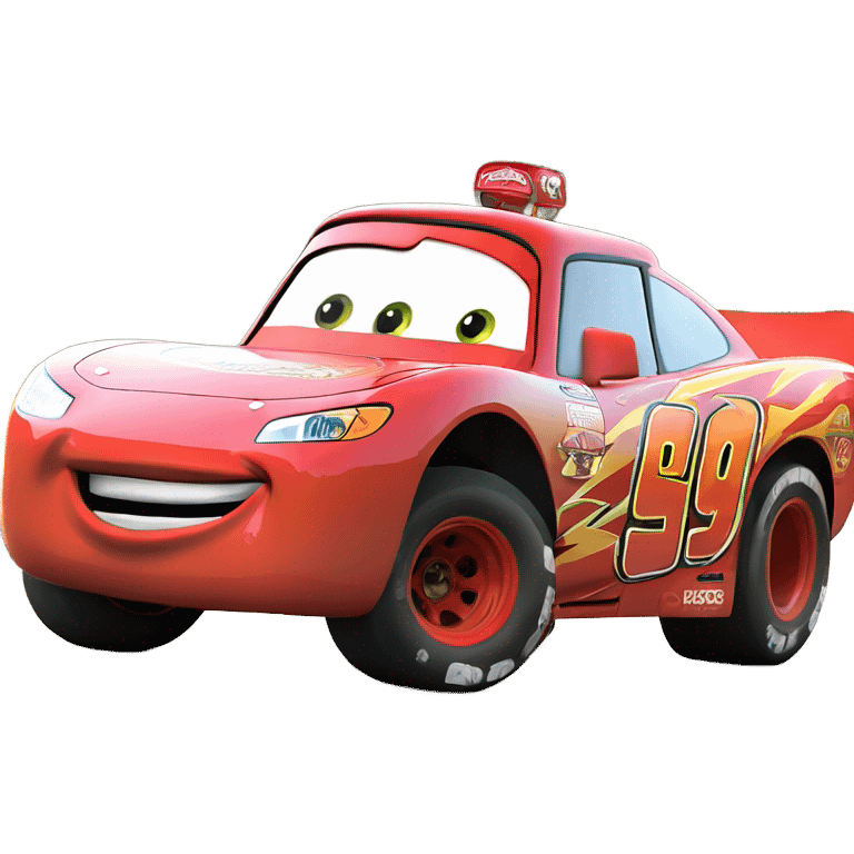 Lightning McQueen ￼￼ emoji