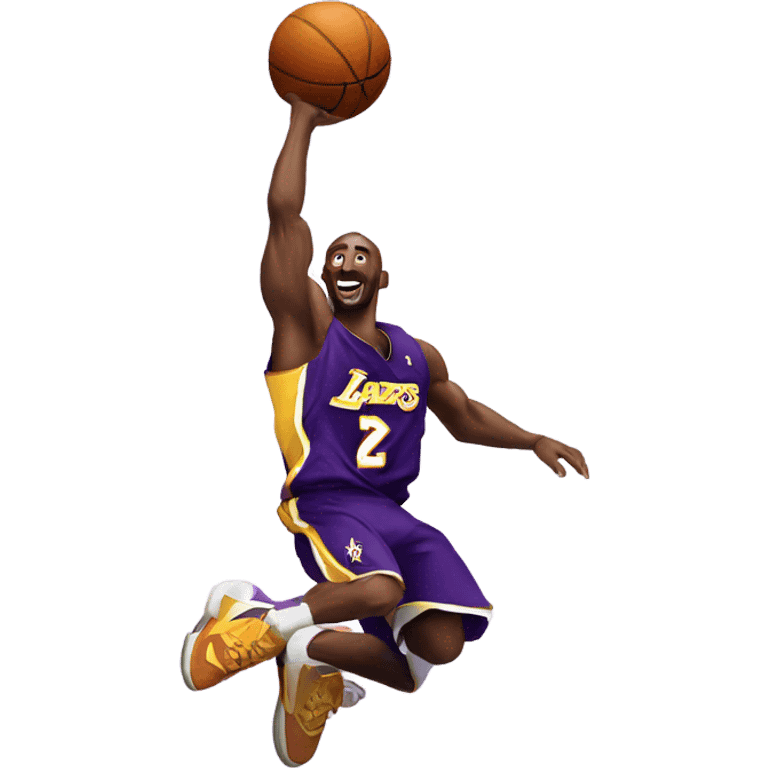 Kobe Bryant dunking emoji