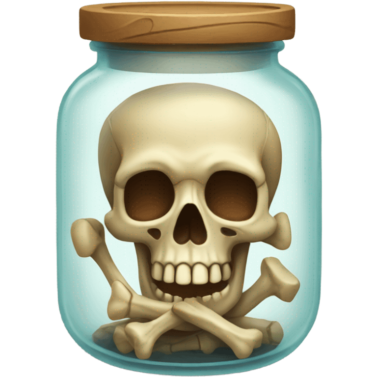 bones in a jar emoji