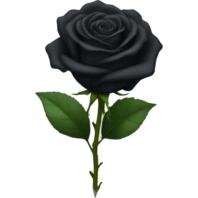 Black rose emoji