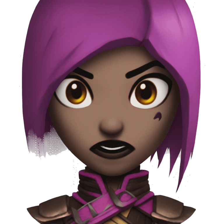 Scared Mileena Mortal Kombat X emoji