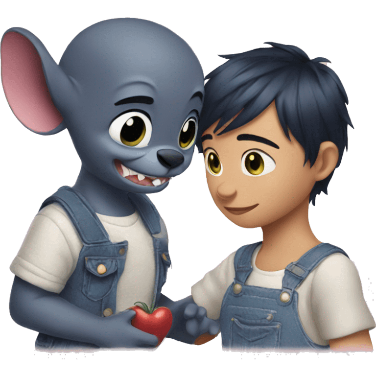 Stitch et angel emoji