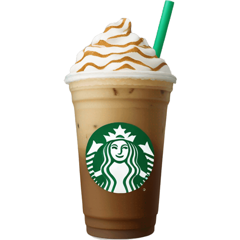 Starbucks frappe  emoji