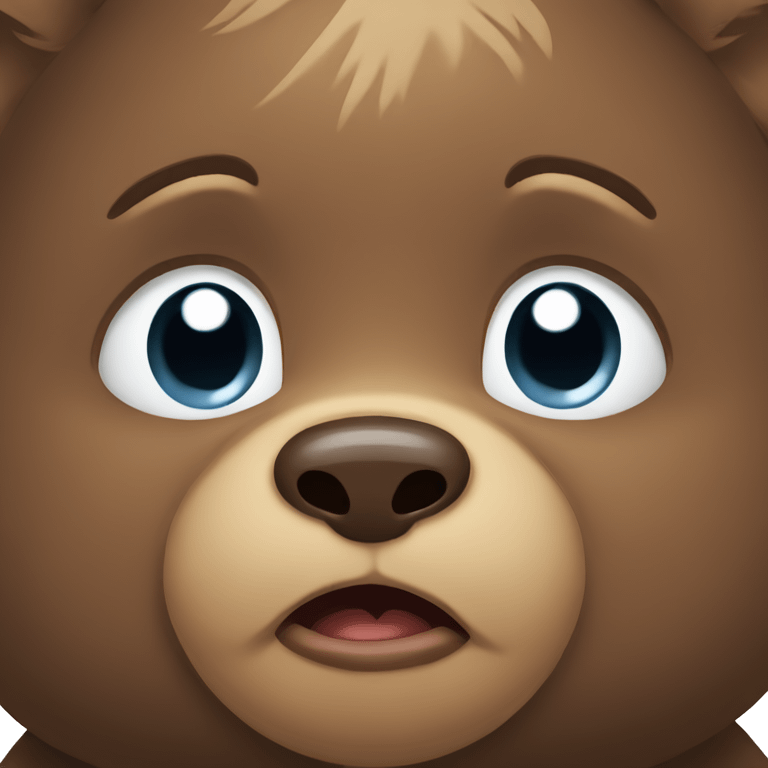 baby bear crying emoji