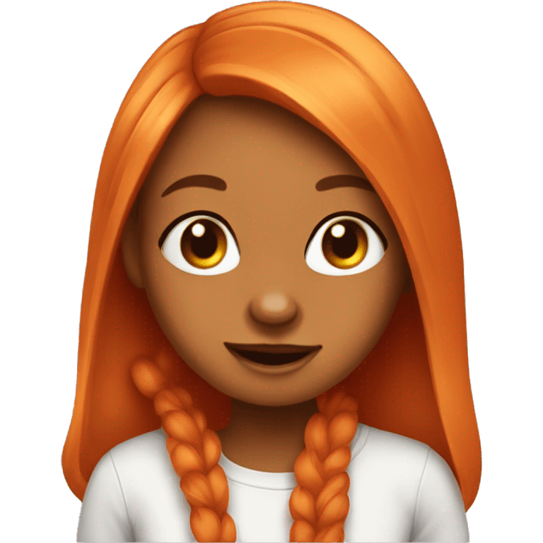 Girl orang hare emoji