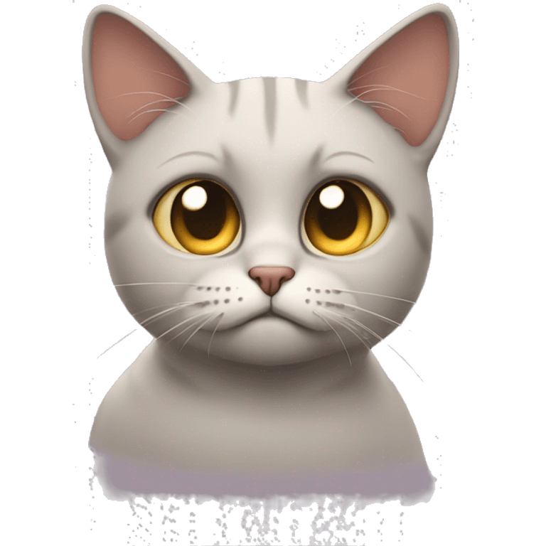 the cat sad memem emoji