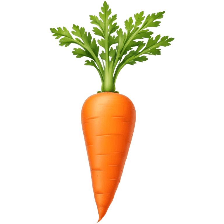 portrait of single carrot emoji