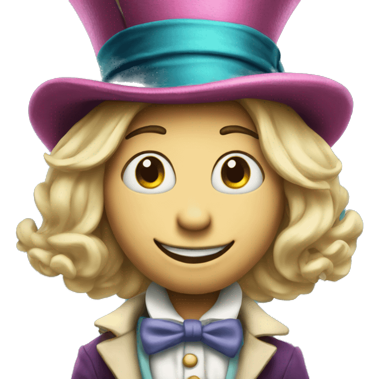 Alice in Wonderland Hatter character emoji