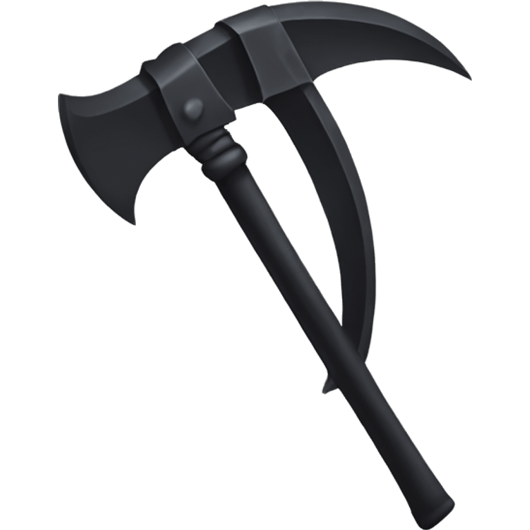 black scythe emoji