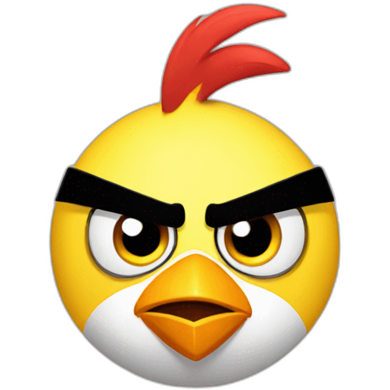 angry bird emoji