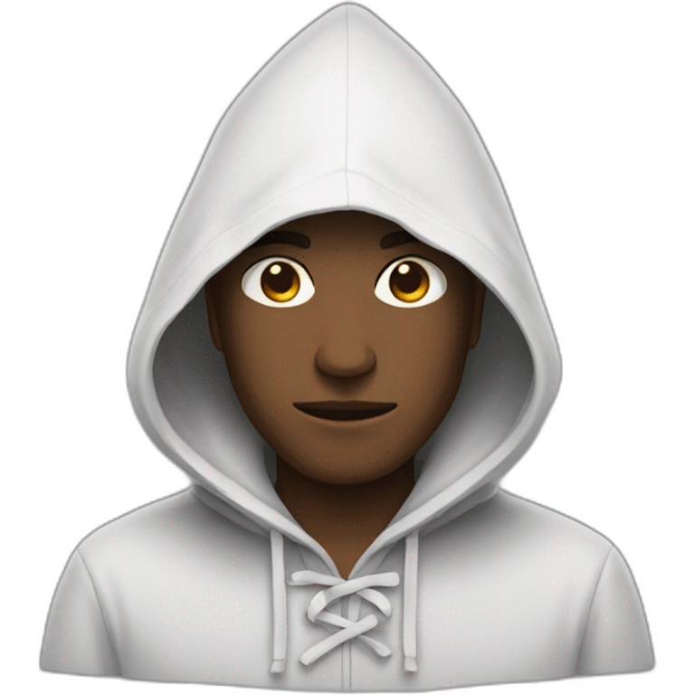 hooded man emoji