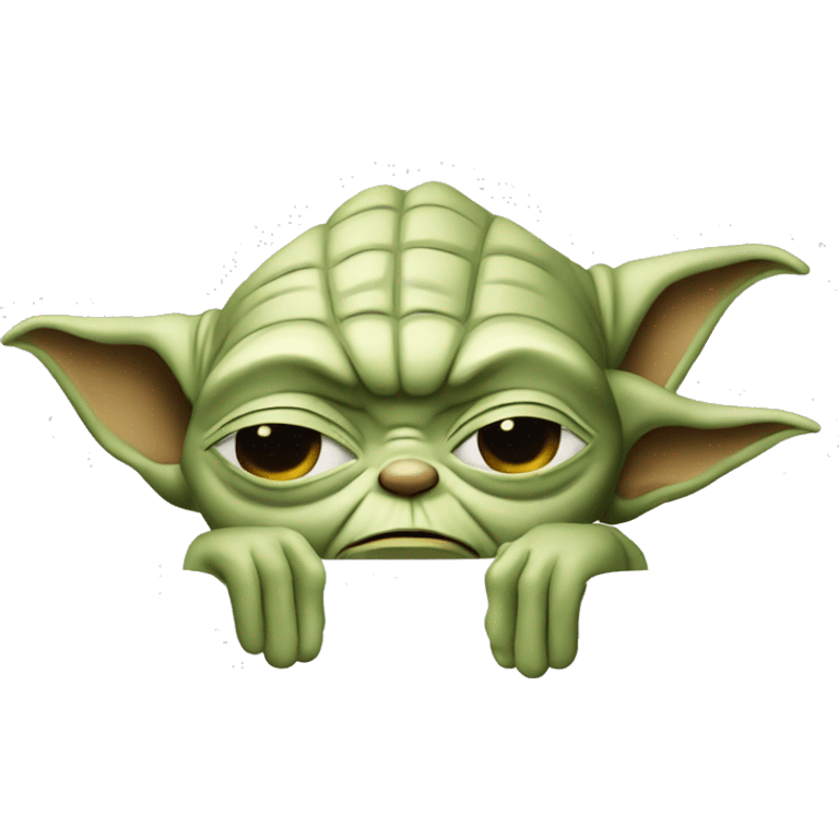 Yoda qui dort  emoji