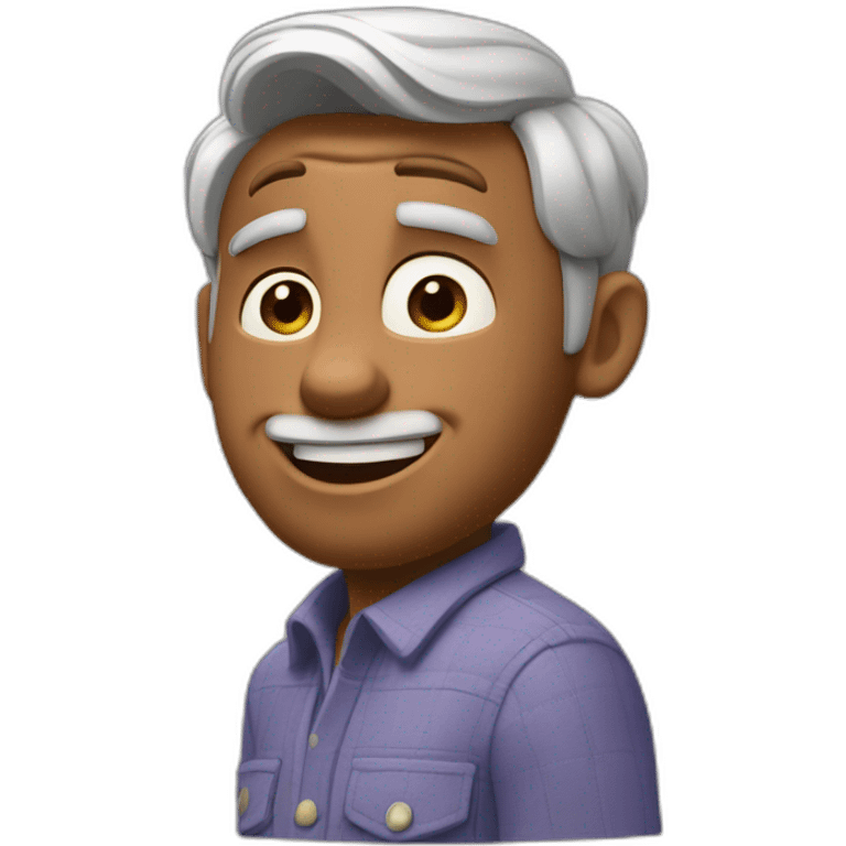 personaje de intensamente alegria pixar 3d emoji