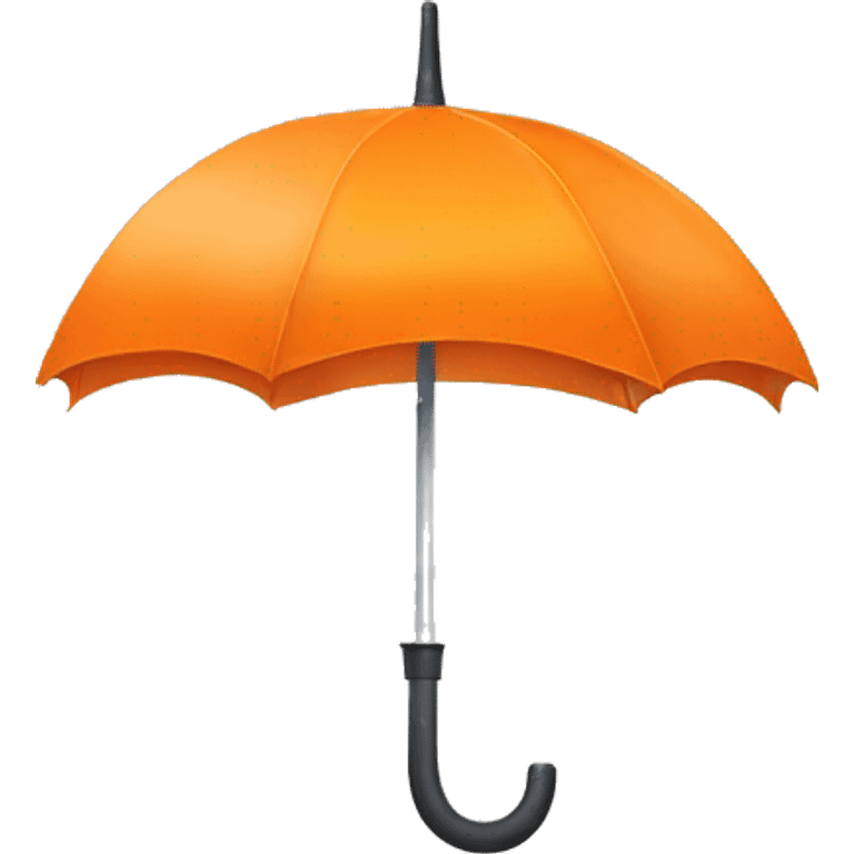 orange umbrella rent station emoji