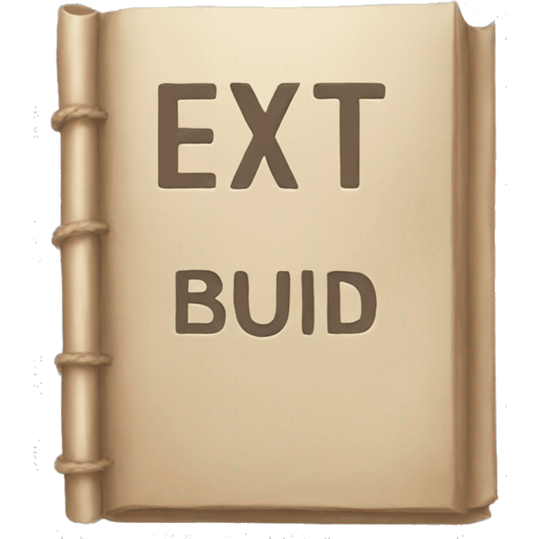 Text ,,EXIT-BOUND" emoji