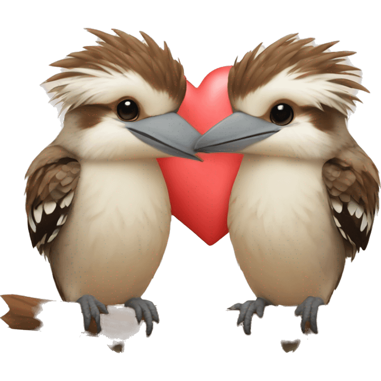 kookaburra love heart emoji