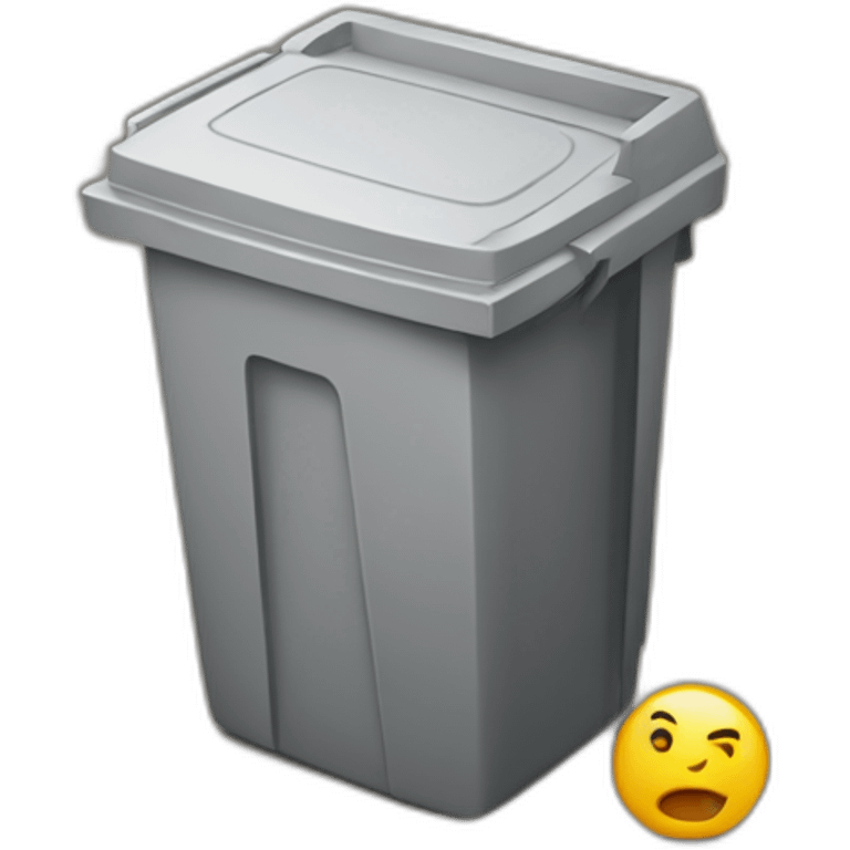 your opinion in a trash emoji