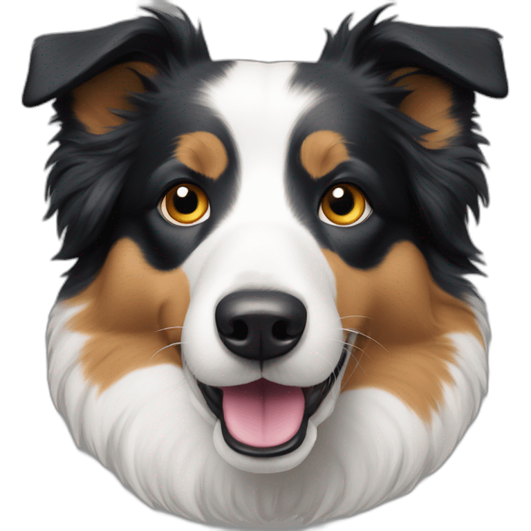 border-collie-white- emoji