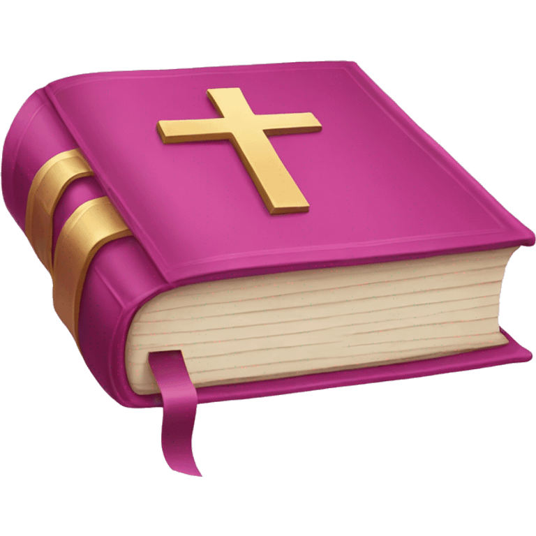 Pink Bible  emoji