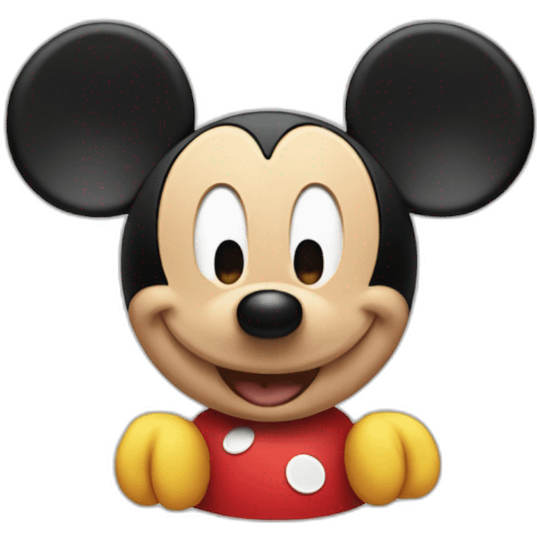 Mickey with mickey ears emoji