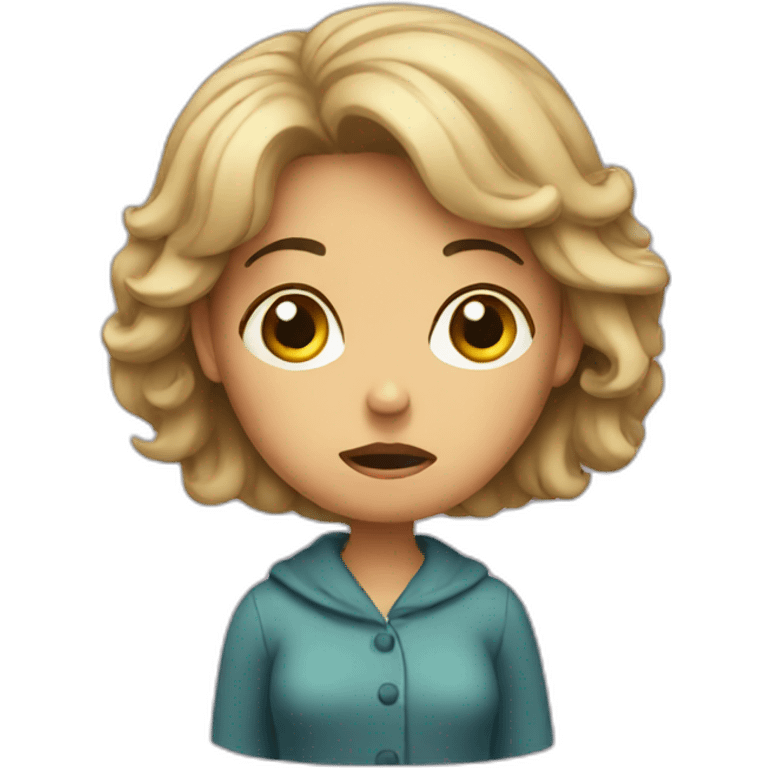 confused lady emoji