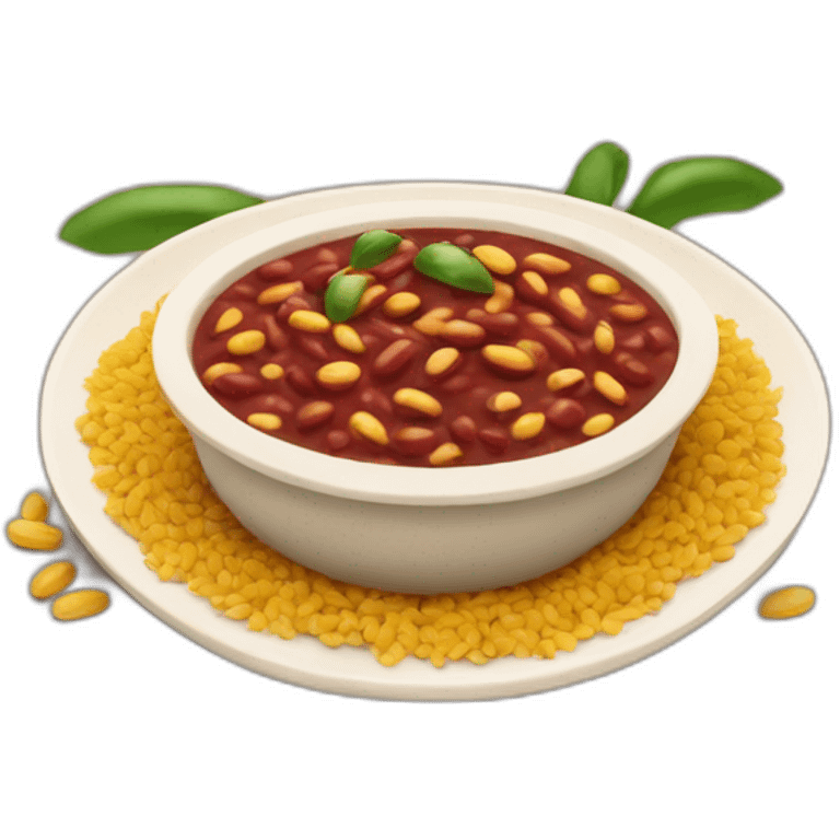 Rajma chawal emoji