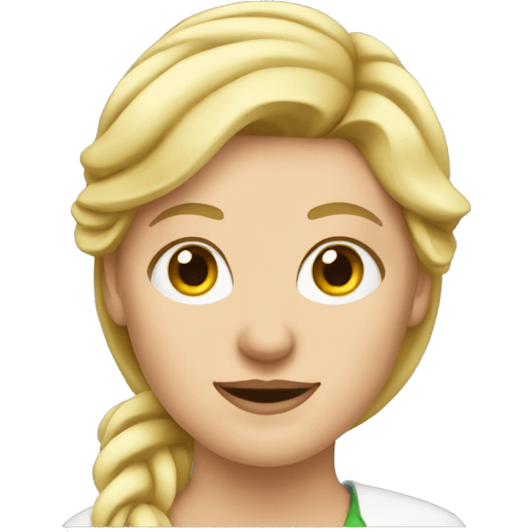 Blonde reiche Frau  emoji