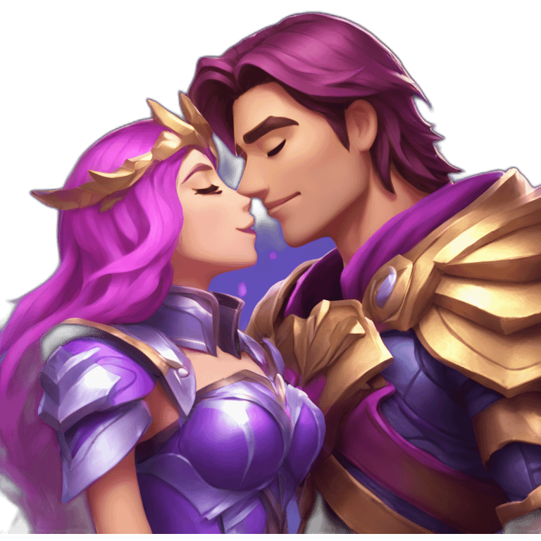 Taric kissing Taric league of legends emoji