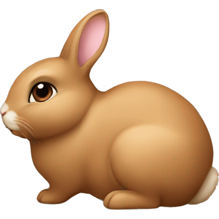 make an emoji that looks like this bunny 🐰 but a brown bunny instead of white emoji